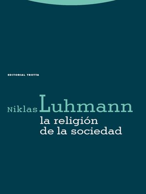 cover image of La religión de la sociedad